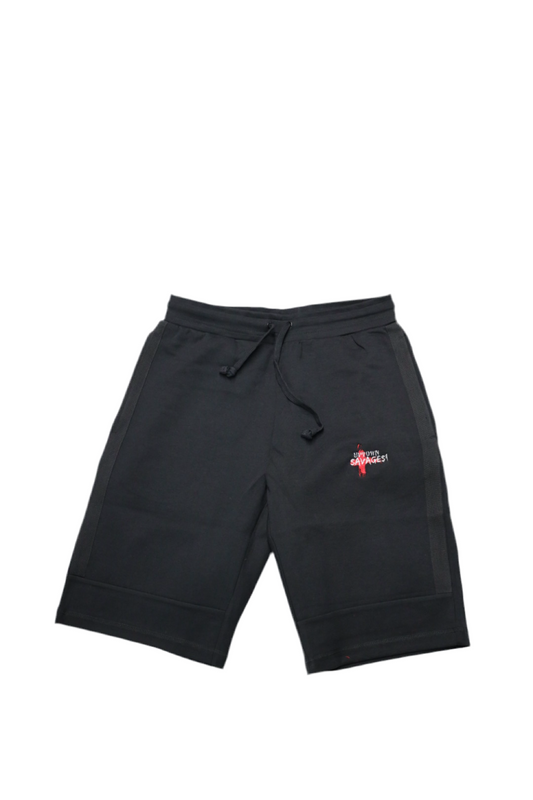 Logo fleece shorts