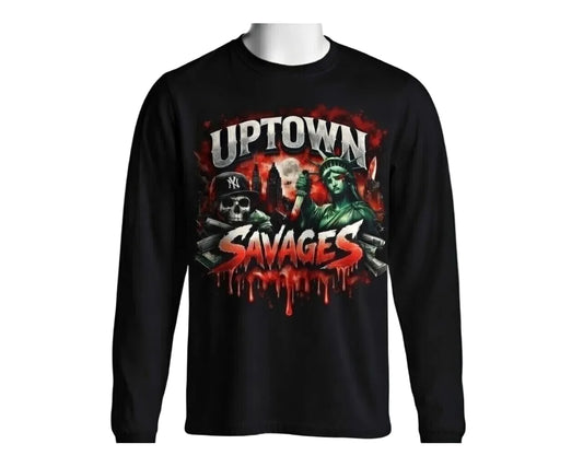 UPTOWN SAVAGES🩸🗽 bloodie long sleeve