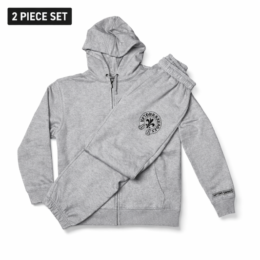 Black horse shoe suit