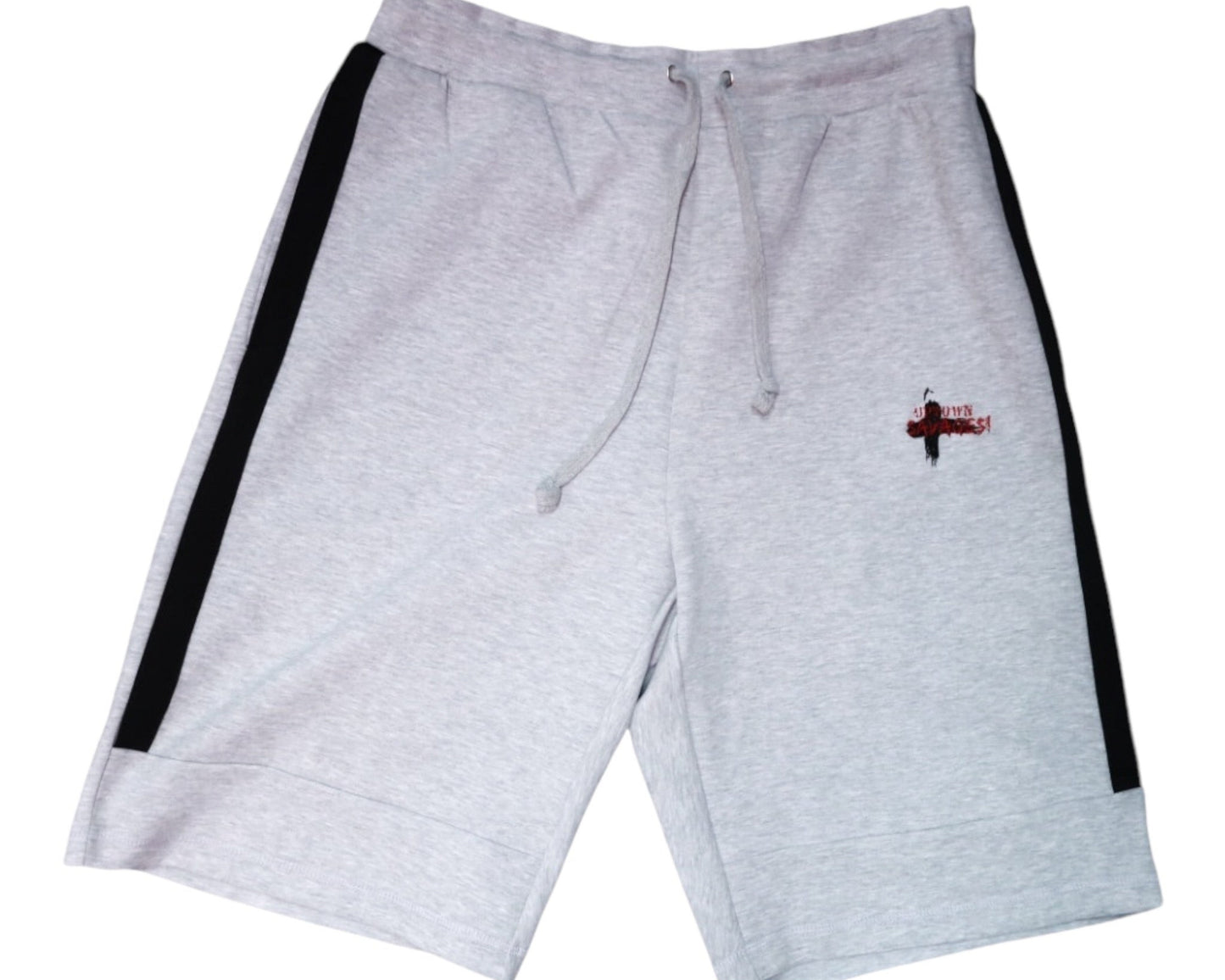 Logo performance fleece shorts