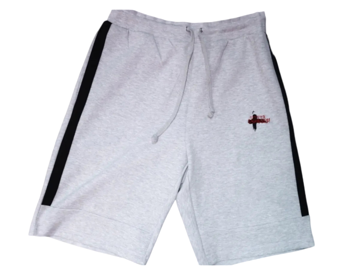 Logo performance fleece shorts