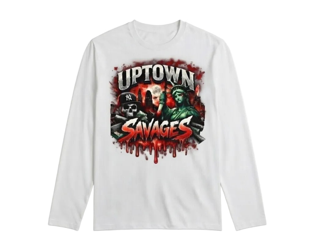 UPTOWN SAVAGES🩸🗽 bloodie long sleeve