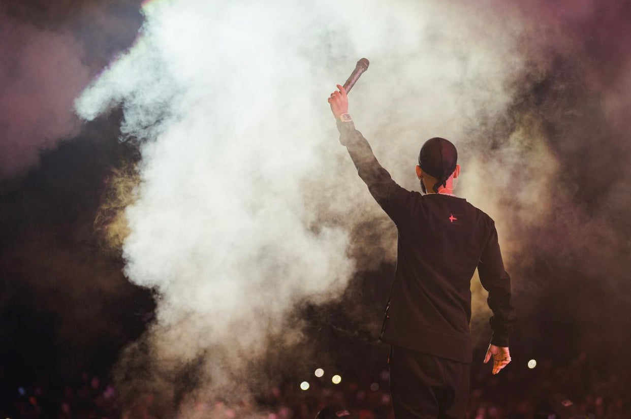 Box U.S fleece side zip crew neck sweater