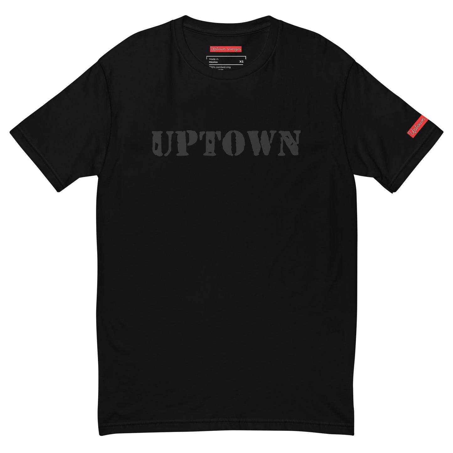 Uptown black on white