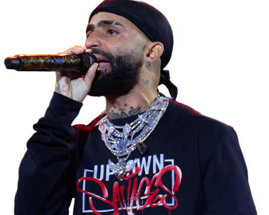 Box U.S fleece side zip crew neck sweater