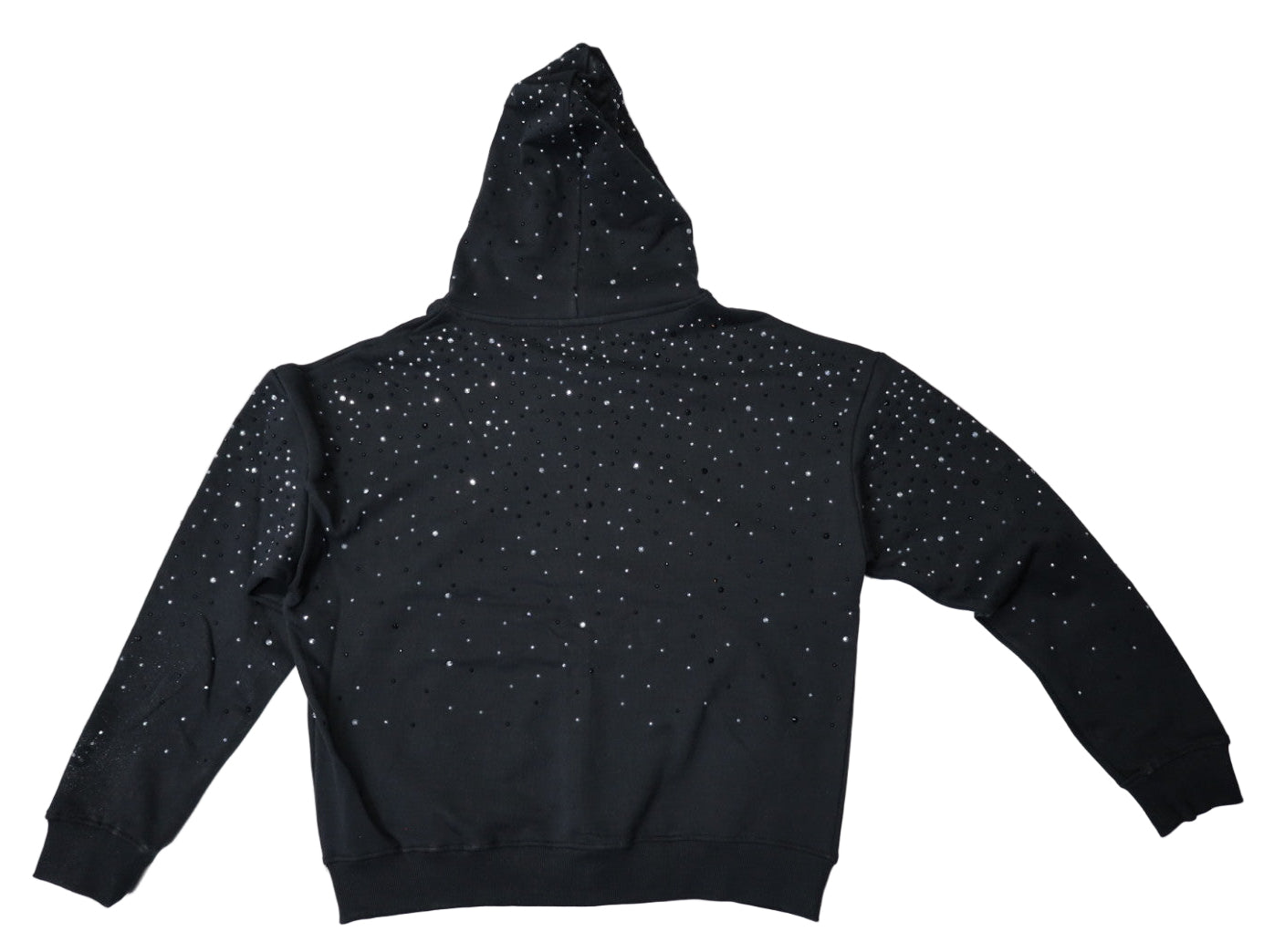 Logo rhinestone hoodie