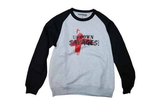 Logo terry fleece reglan crew