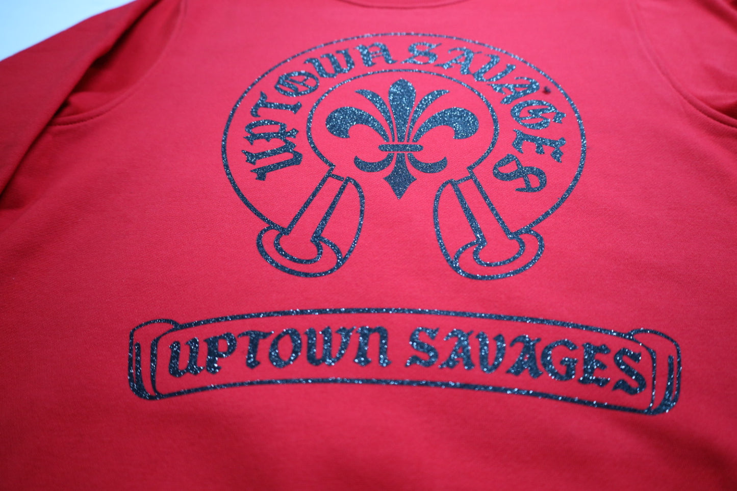 Horse shoe UPTOWN SAVAGES glitter