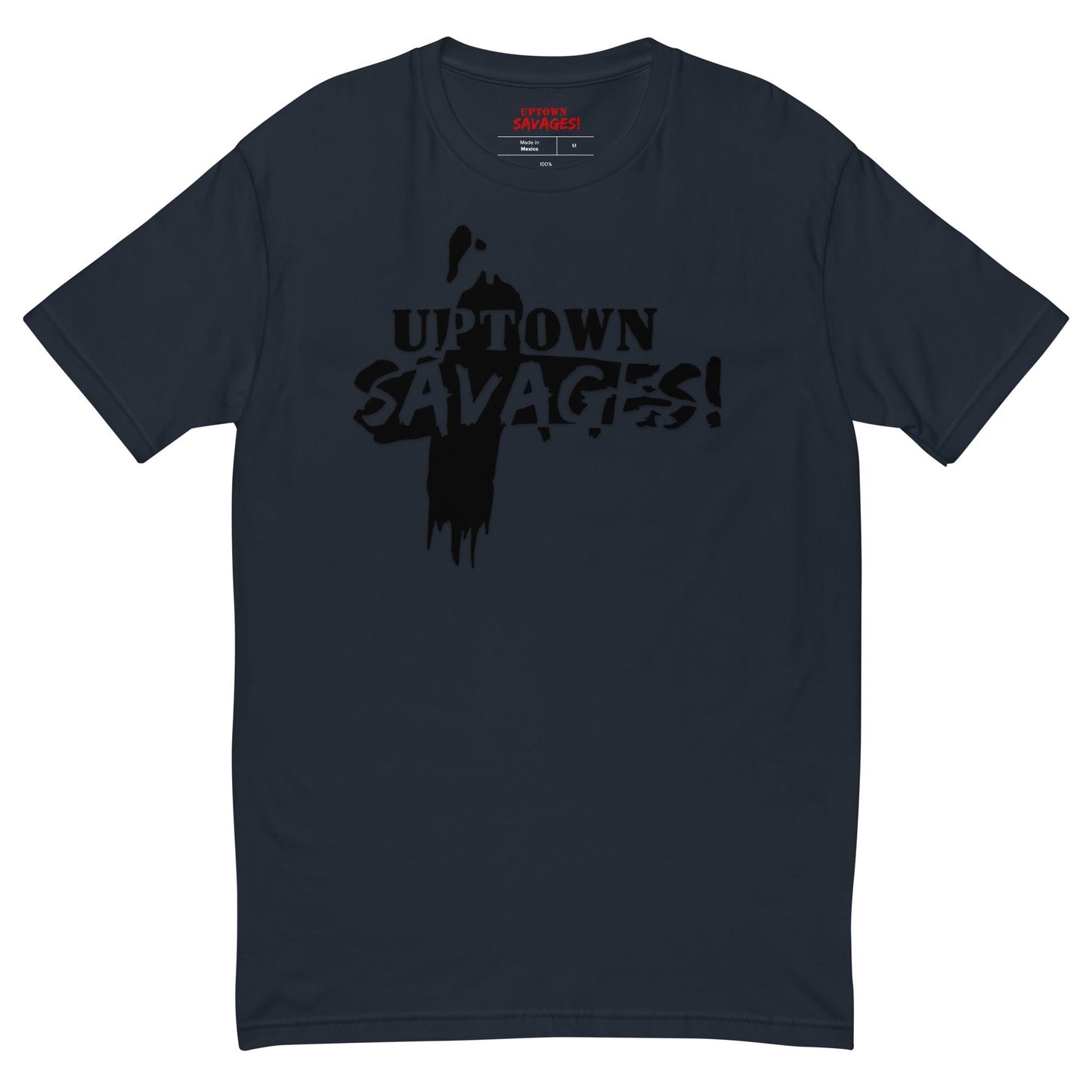 uptown savages transfer logo black on white