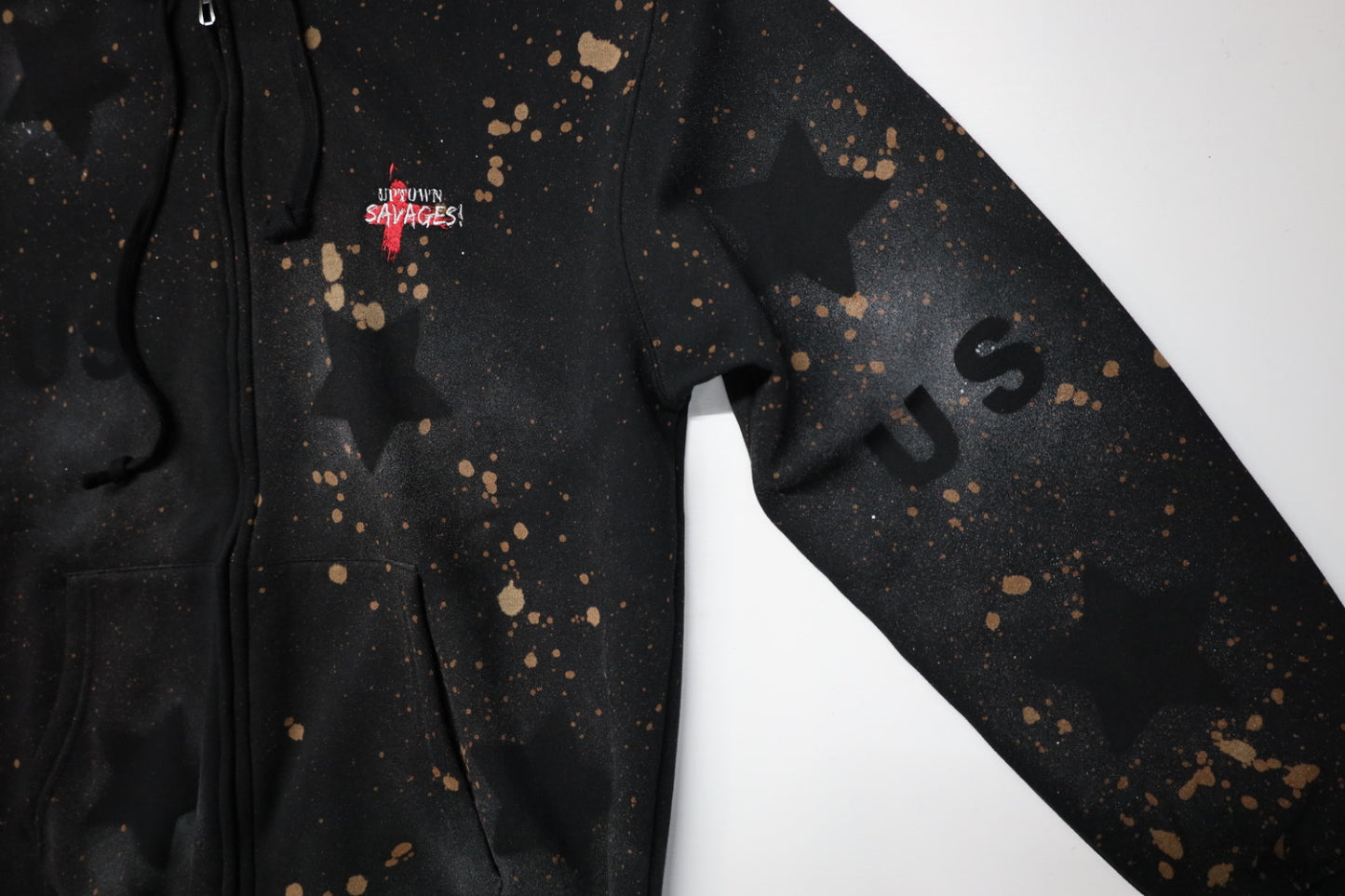 UPTOWN SAVAGES star hoodie
