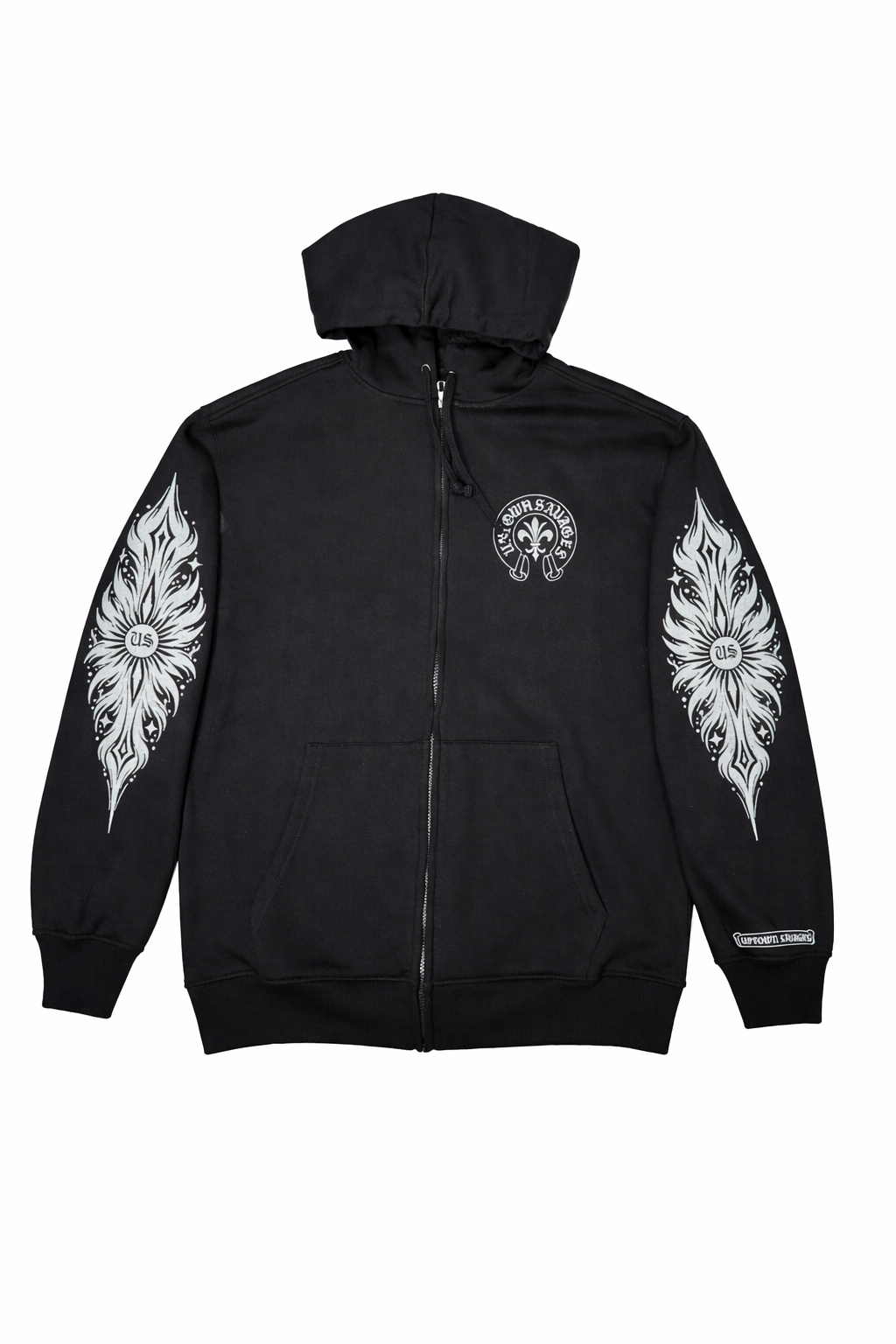 U.S white glitter horse shoe suit