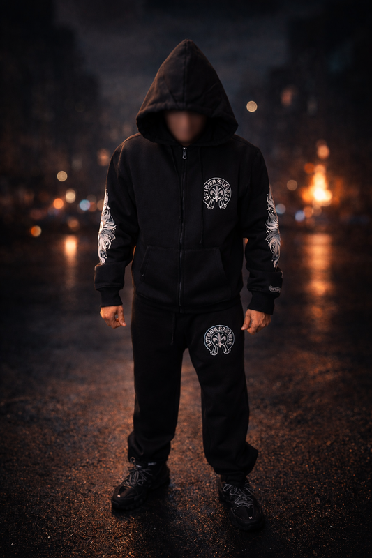 U.S white glitter horse shoe suit