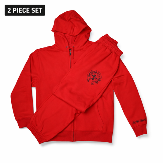 Black horse shoe suit