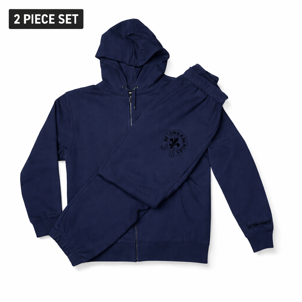 Black horse shoe suit