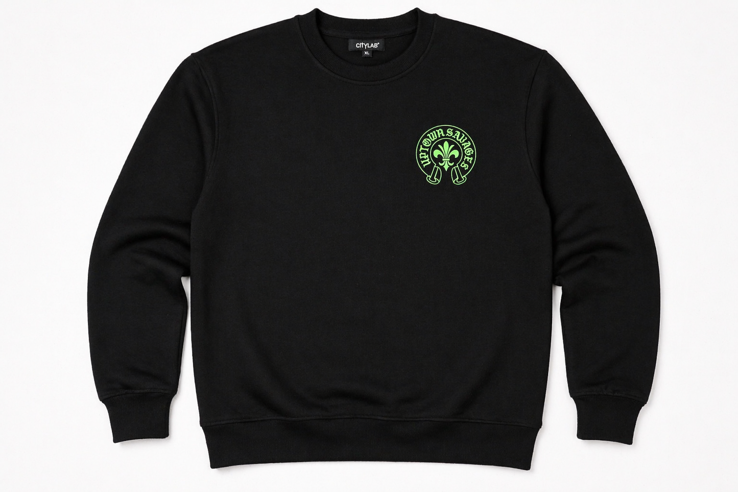 Lime green horse shoe