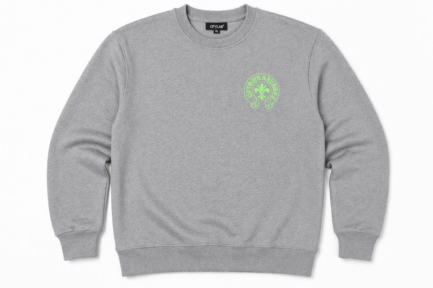 Lime green horse shoe