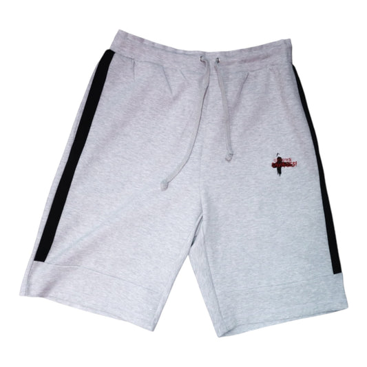 Logo performance fleece shorts