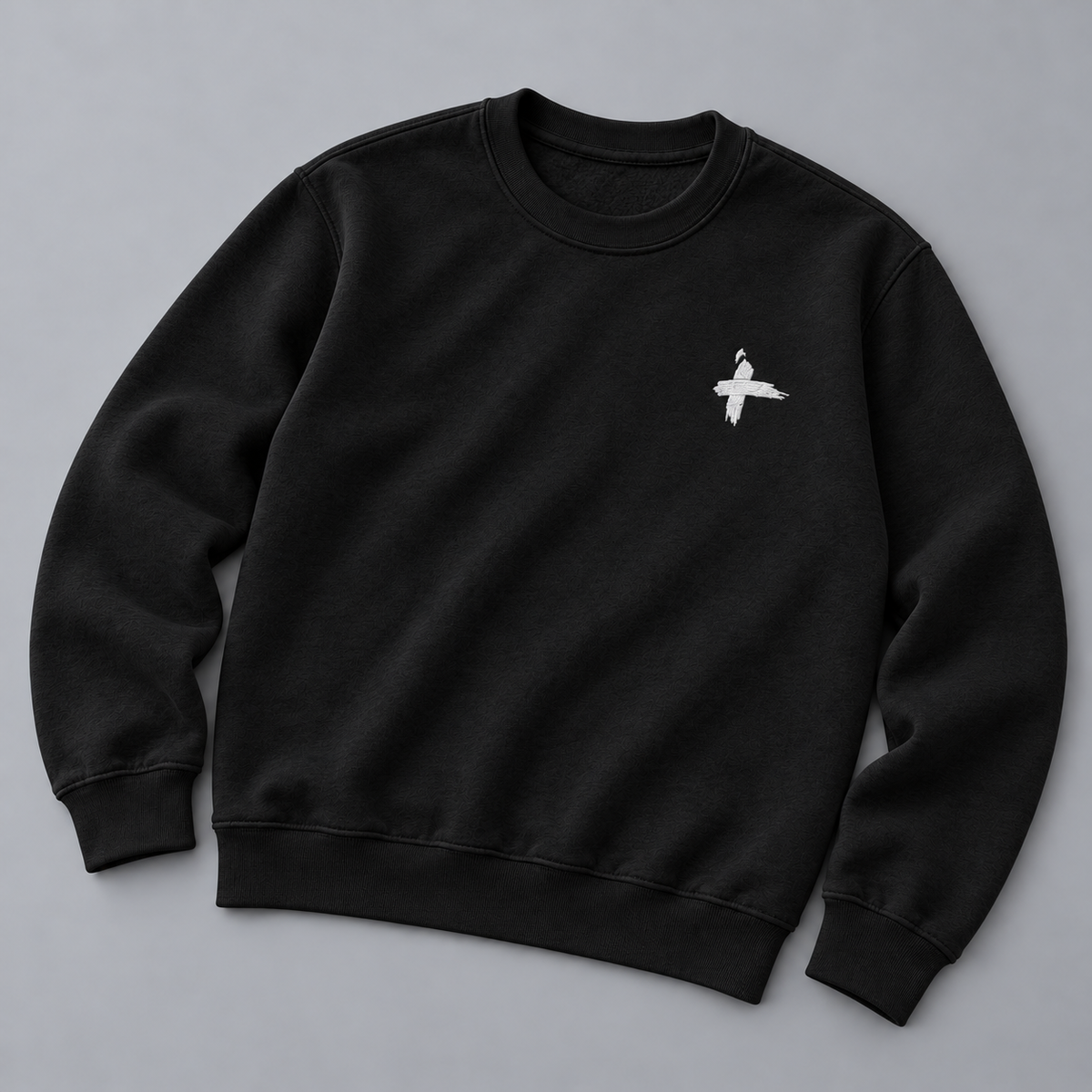 White logo cross