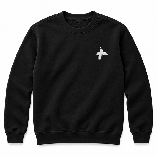White logo cross