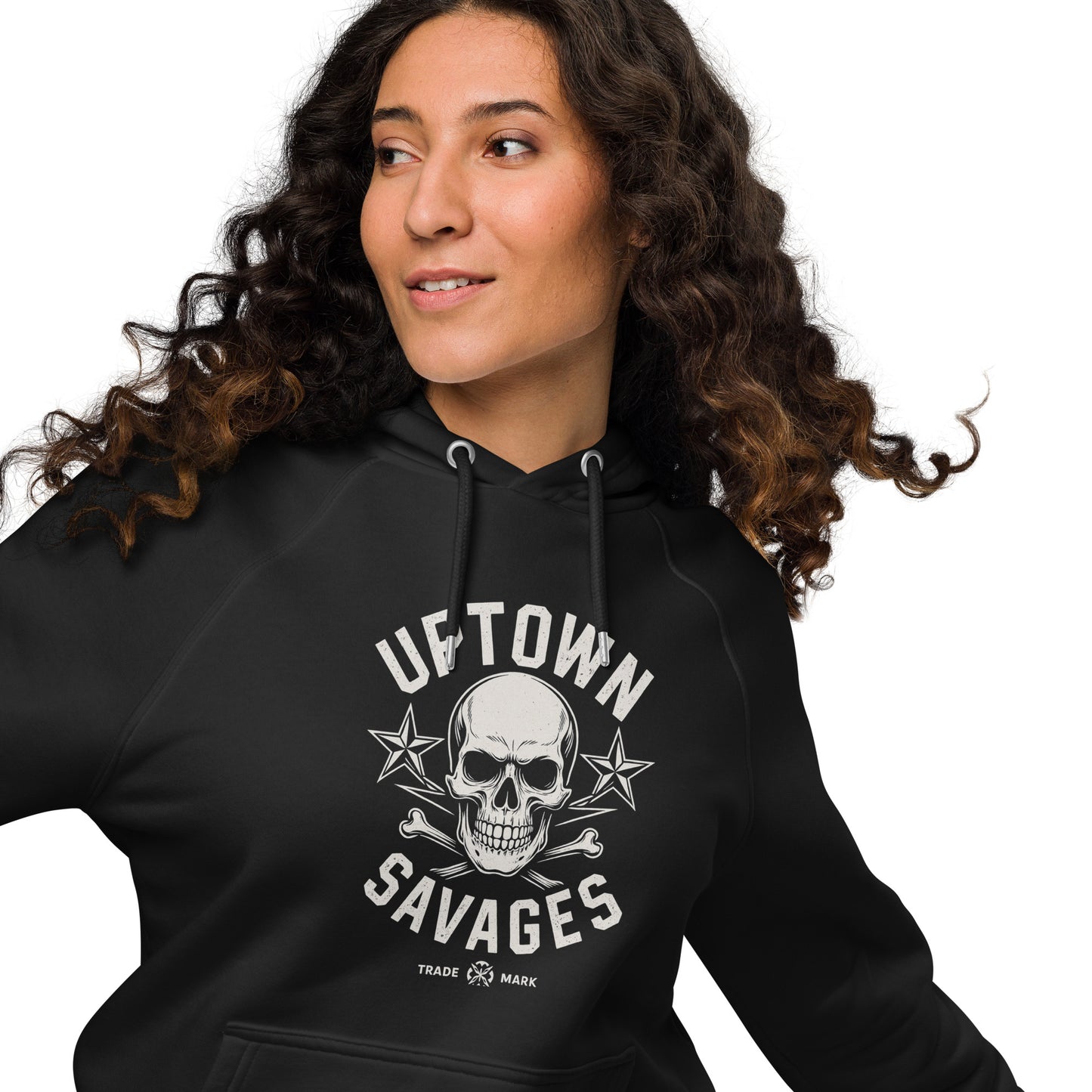 Uptown savages skull trademark hoodie