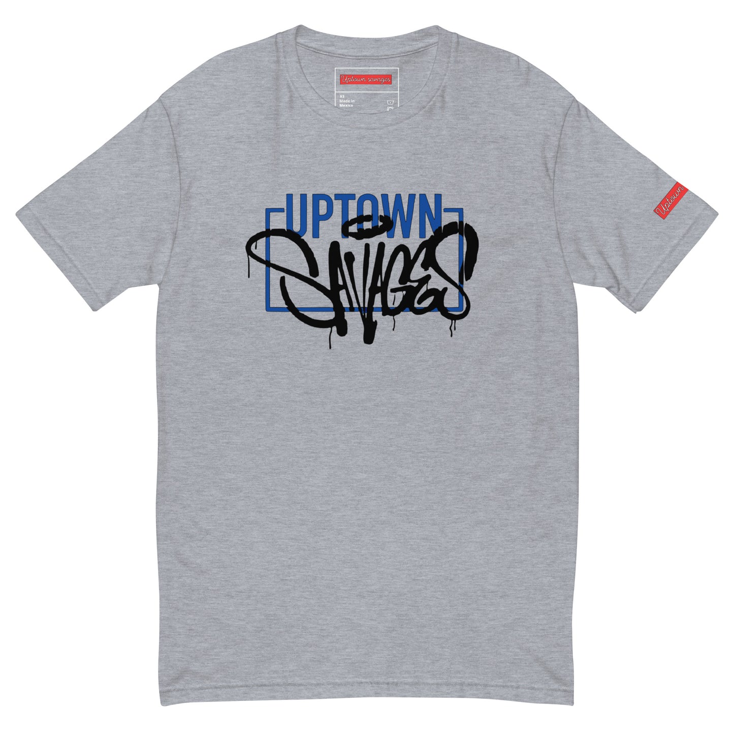 uptown savages blue an black box logo