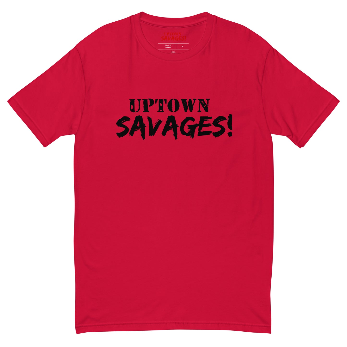 Uptown savages black on red