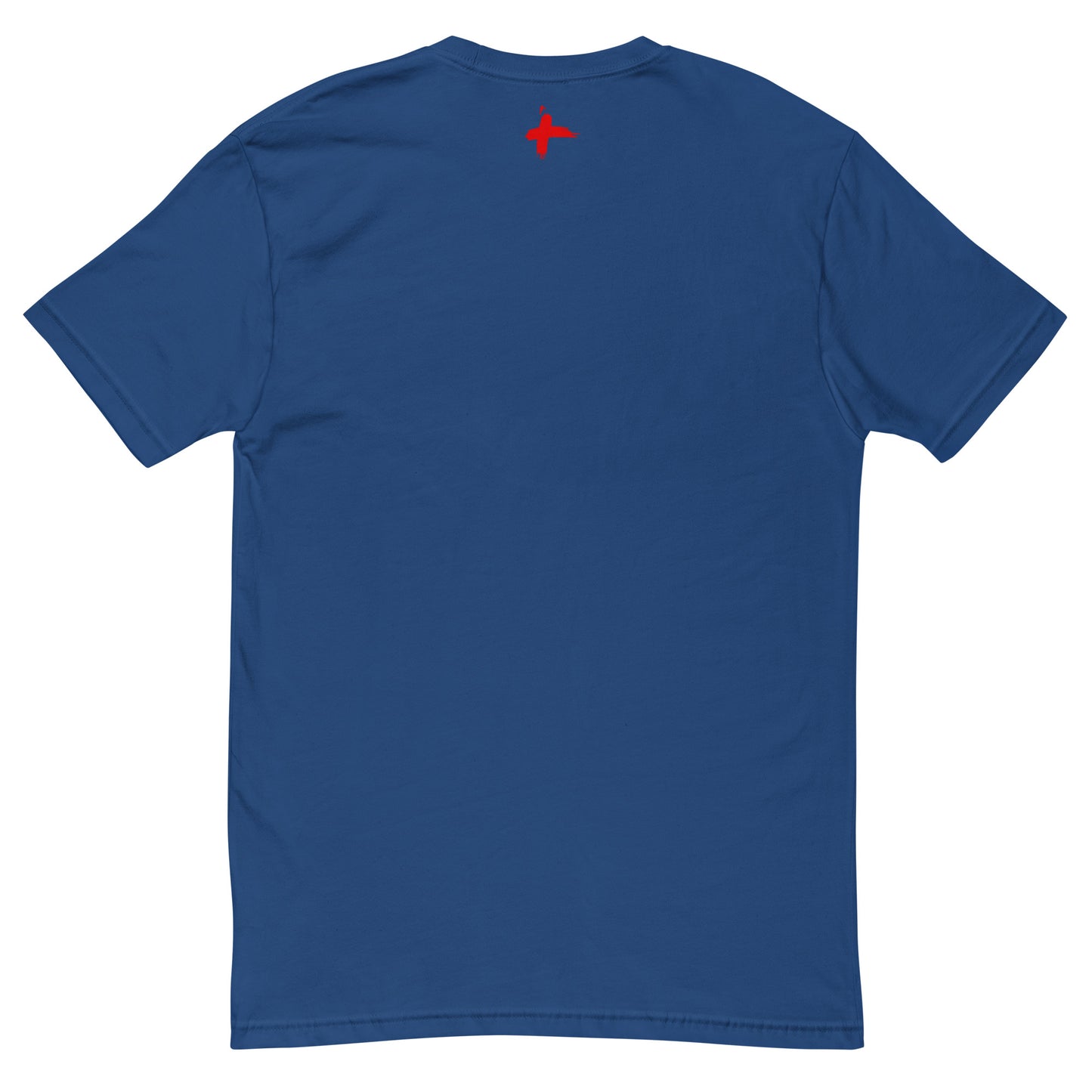 uptown savages red & white logo on royal blue