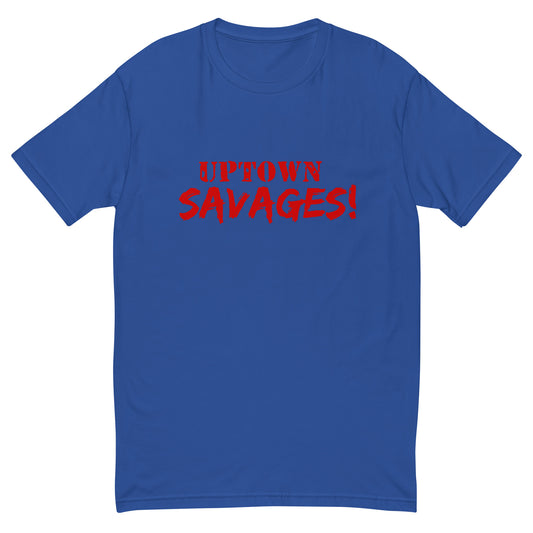 uptown savages red on royal blue