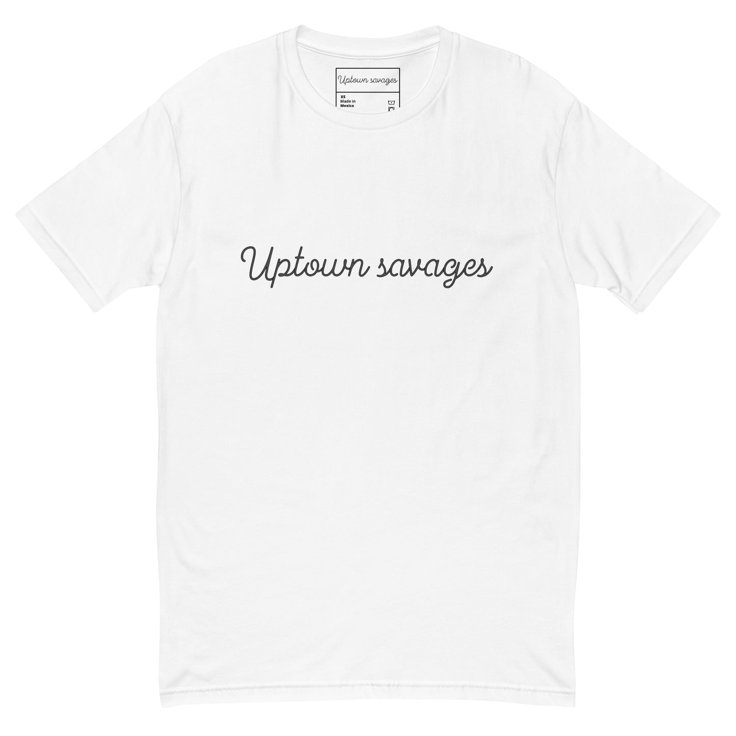 uptown savages black signature on white