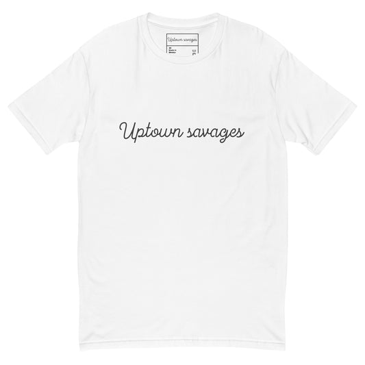 uptown savages black signature on white