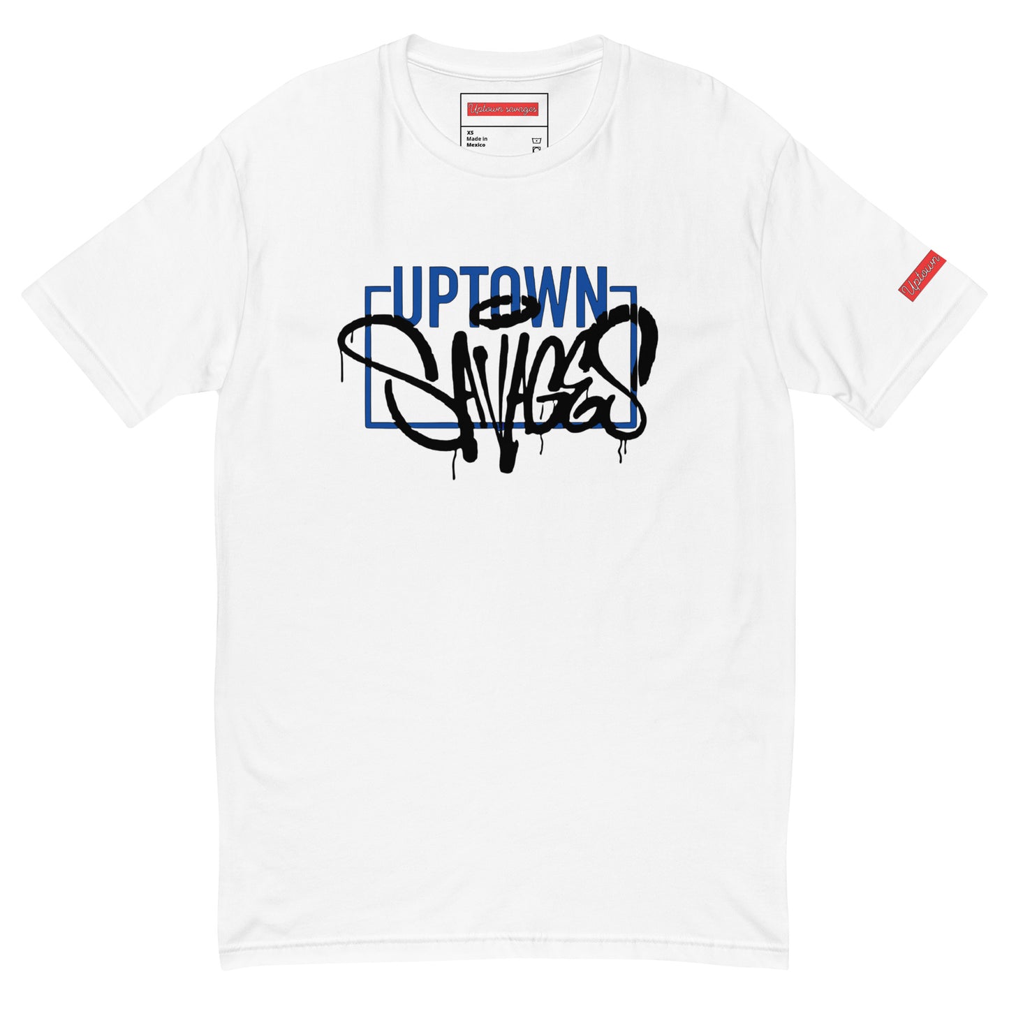 uptown savages blue an black box logo