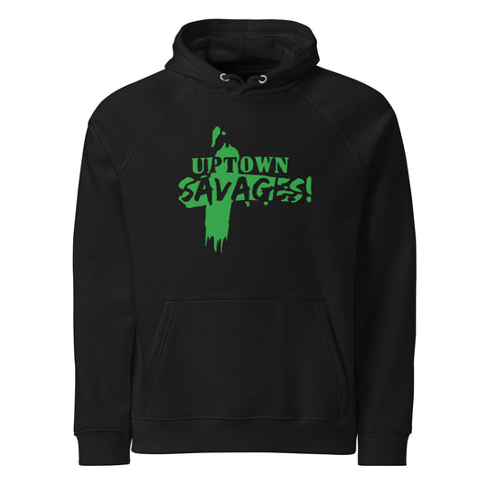 UPTOWN SAVAGES transfer logo green