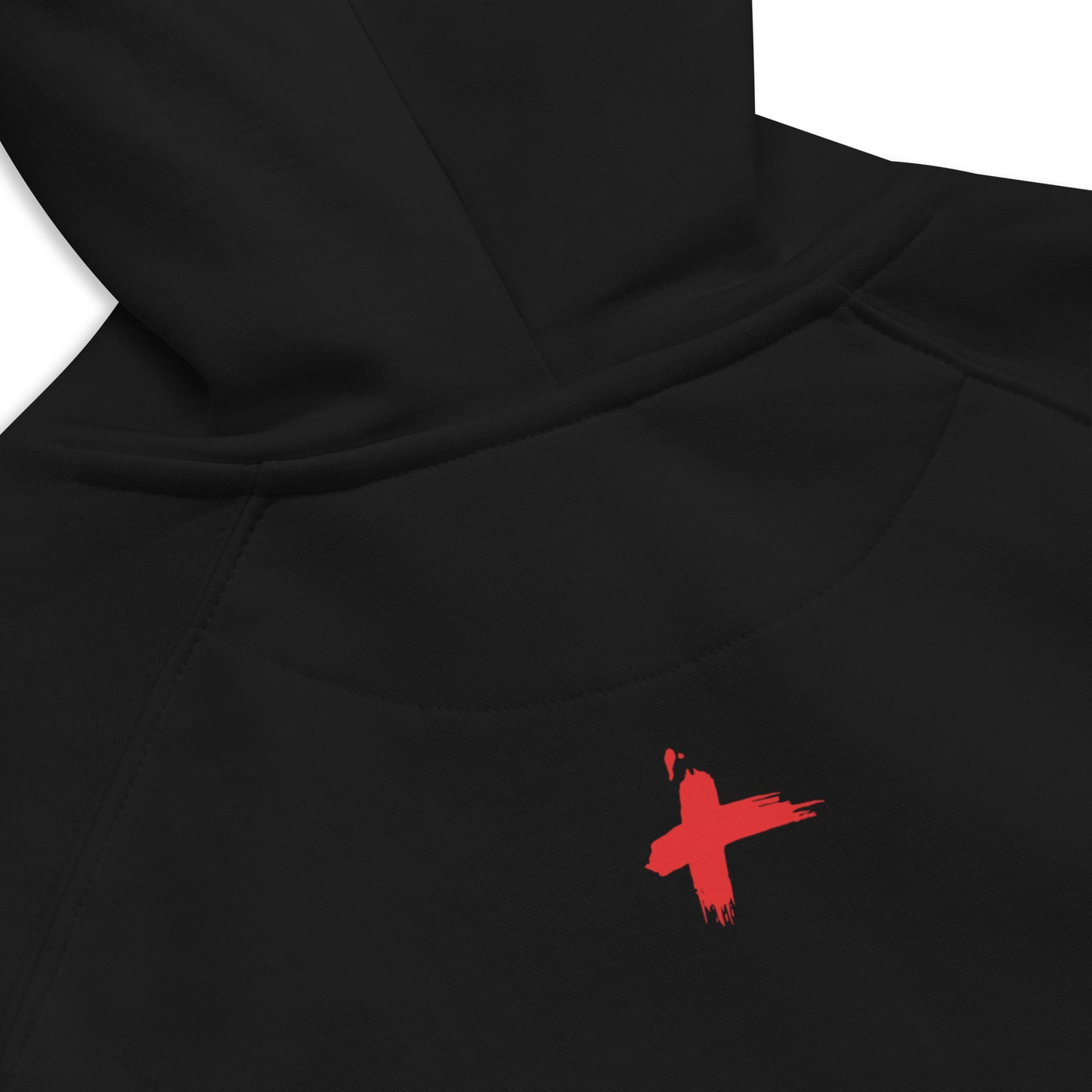 UPTOWN SAVAGES red & white on black  [ HOODIE ]