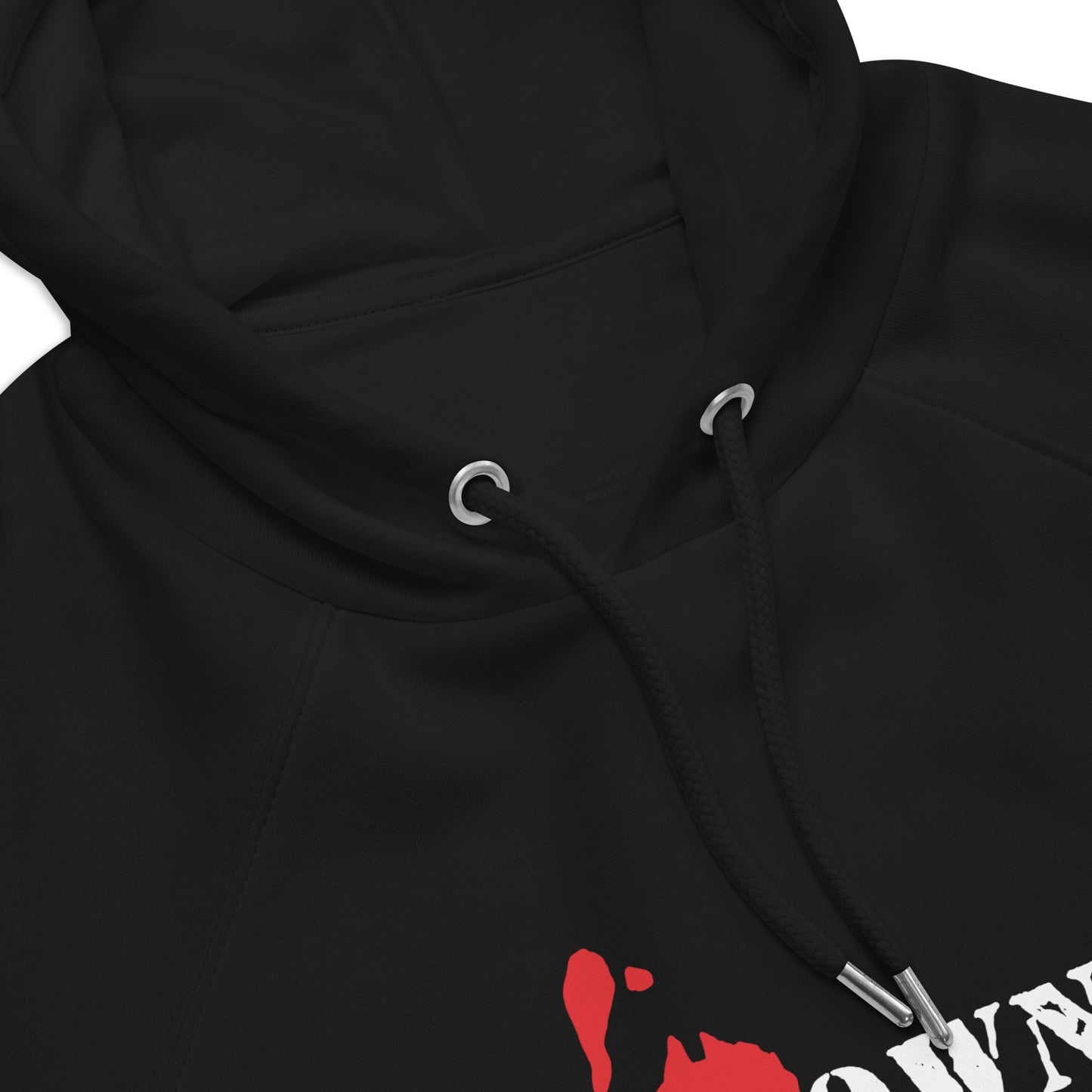 UPTOWN SAVAGES red & white on black  [ HOODIE ]