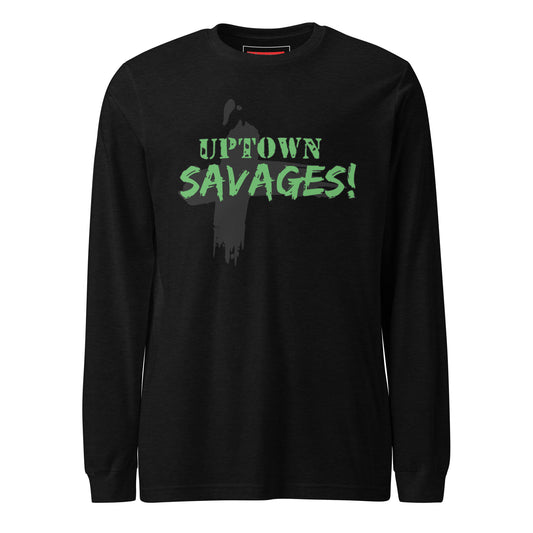 uptown savages logo green on black