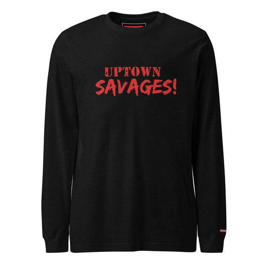 UPTOWN SAVAGES red on black