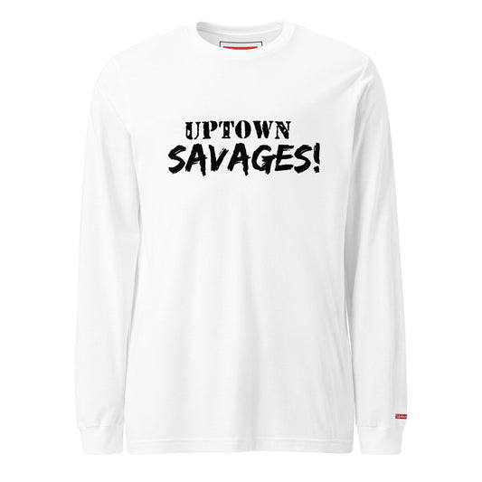 UPTOWN SAVAGES black on white