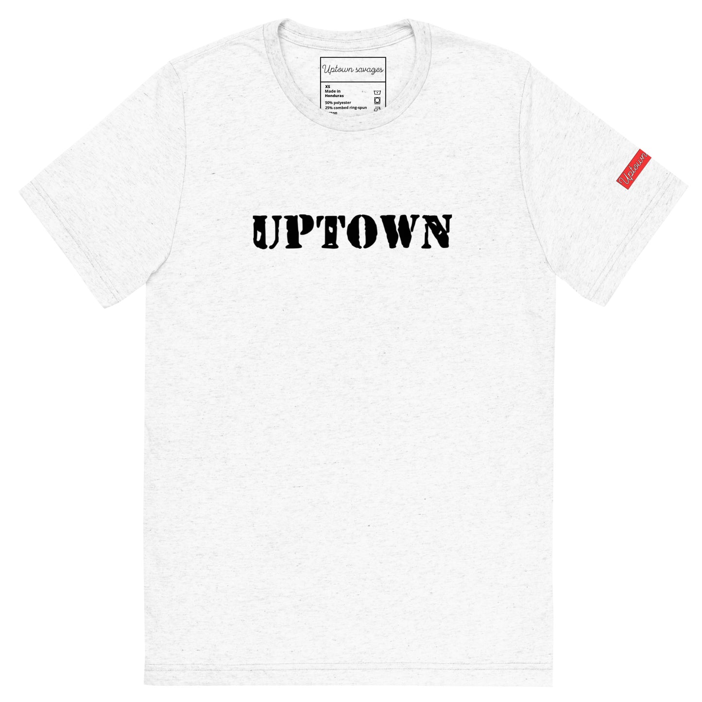 Uptown black on white